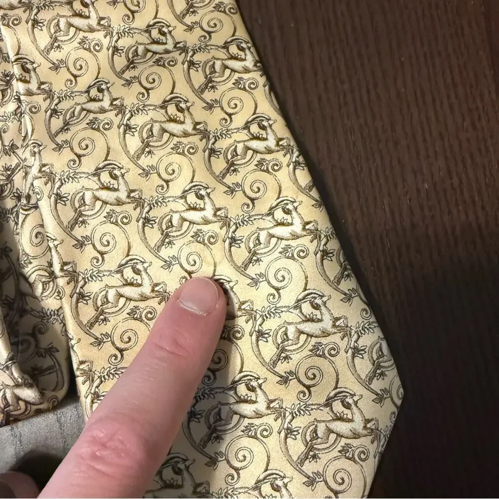 Lanvin Paris Vintage Silk Tie